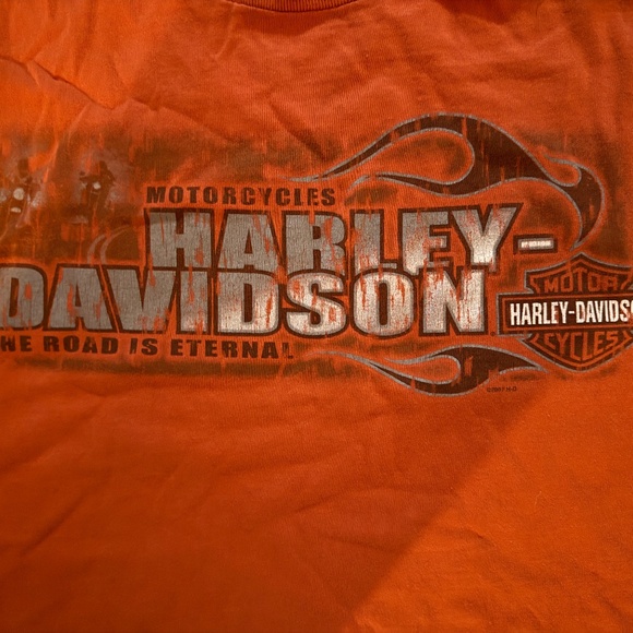 Men's Harley Davidson Motorcycles Logo T-Shirt Size Large Vintage - Picture 4 of 4